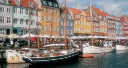Nyhavn, uma orla do século XVII em Copenhague