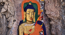 Pintura de Buda no Tibete