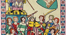 Trovadores em uma iluminura