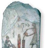 A lida da casa retratada numa pintura egípcia