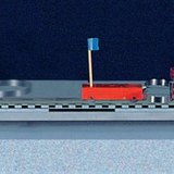 Carts of different masses bouncing away with a spring