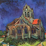 La iglesia de Auvers-sur-Oise (1890, postimpresionismo), Van Gogh