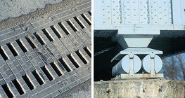 De que modo a expansão térmica é tida em conta na conceção de pontes e condutas?