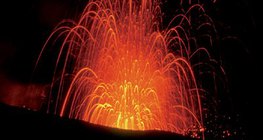 Erupción de Estrómboli, Italia