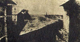 A primeira foto do mundo tirada por Niépce em 1826