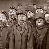 Child workers in a mine