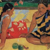 Dos mujeres de Tahití (1892, postimpresionismo), Paul Gauguin