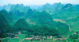 Paisagem no sul da china