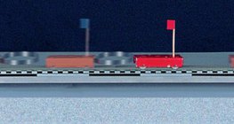 Dois carros de massa igual envolvem-se numa colisão elástica e trocam velocidades