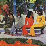 El mercado (1892, postimpresionismo), Paul Gauguin
