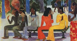Paul Gauguin: Não iremos ao mercado hoje (1892, pós-impressionismo)