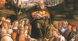 Luca Signorelli - Testamento e Morte de Moisés (Capela Sistina, Cidade do Vaticano; fresco; 1481-1482)