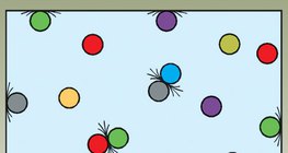 Colisão de moléculas de gás