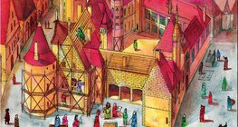 Casa de um cidadão rico (Bourges, meados do século XV, gótico)