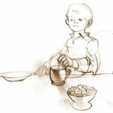 Sugar dissolves in tea