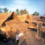 Las casas construidas sobre estacas en el Sudeste Asiático