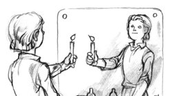 Reflexão do espelho plano