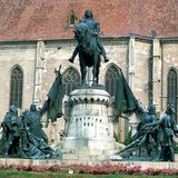 Statue of King Matthias in Cluj-Napoca