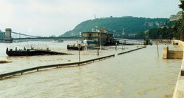 Enchente do Danúbio em Budapeste, Hungria