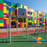 Идеја за уређење школског простора, фасада