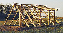 Construção de um pit-house - Passo 1