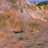 Sulfurous gasses at the Solfatara crater
