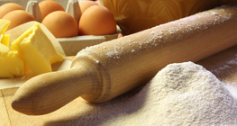 Preparativos para hacer pasteles