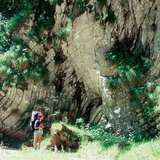 Camadas de dobra geológica