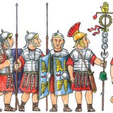 Legionarios romanos