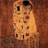 El beso (1907-1908, Art Nouveau), Gustav Klimt