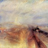 J. M. W. Turner - Chuva, Vapor e Velocidade – (1844, Romantismo)