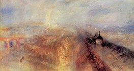 J. M. W. Turner - Chuva, Vapor e Velocidade - The Great Western Railway (1844, Romantismo)