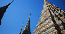 Torres do complexo do templo budista, Wat Pho
