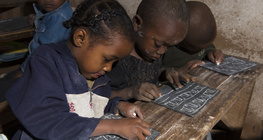 Crianças de escola em Madagáscar