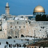 The Temple Mount and the Wailing Wall in Jerusalem