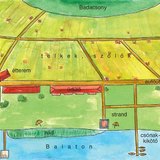 Kézzel rajzolt térképvázlat 