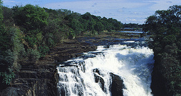 Cataratas Vitória no Rio Zambeze