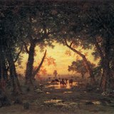 Rousseau: A Floresta de Fontainebleau, Manhã (1850, Realismo)