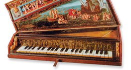 Espinet de oitava do século XVIII