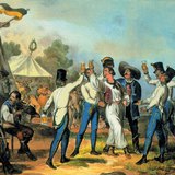 Reclutamiento (litografía coloreada)