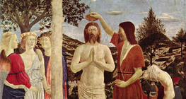 El bautismo de Cristo, Piero della Francesca
