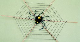 Fazendo uma teia de aranha - passo 3