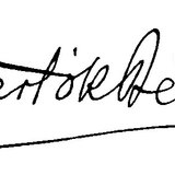Béla Bartók's signature