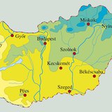 A januári középhőmérséklet Magyarországon