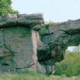 A Krokodil-szikla a Káli-medencében