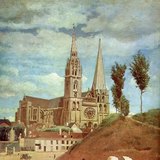 Corot: Chartres Cathedral (1830, Realism)