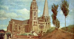 Corot: Catedral de Chartres (1830, Realismo)