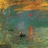 Impresión, sol naciente (1872, impresionismo), Claude Monet