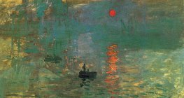 Claude Monet: Impression, Sunrise (1872, impressionismo)