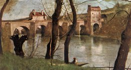 Corot: A Ponte de Mantes (1868-1870, Realismo)